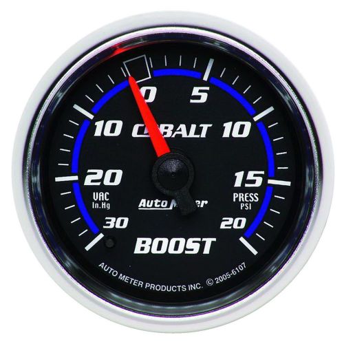 Auto meter 6107 cobalt; mechanical boost/vacuum gauge