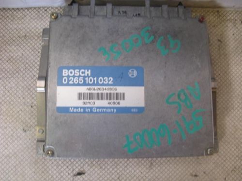 92 93 mercedes 300d chassis ecm 140 type abs 300sd w/o asr trac cont 23176* oem