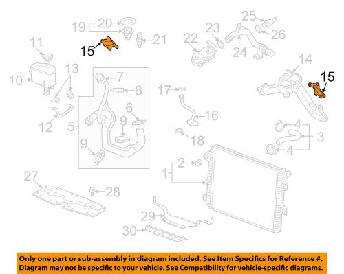 Gm oem radiator-thermostat housing gasket 97223686