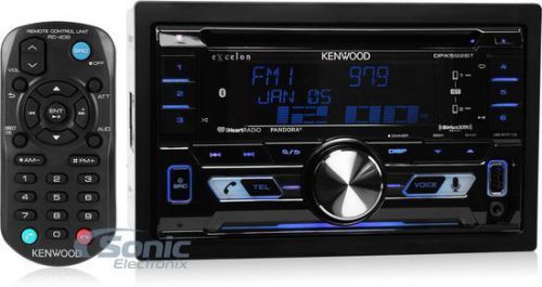 Kenwood excelon dpx592bt double-din bluetooth hi-res audio compatible car stereo