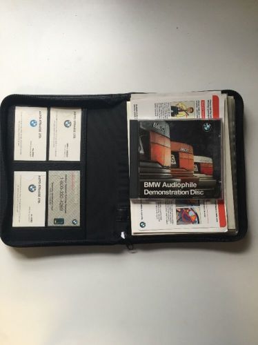 Bmw e38 7-series owner&#039;s manual with case 740i 740il 750il