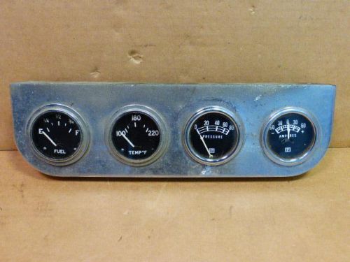 Eelco 400 gauge panel w/  stewart warner gauges 32 ford flathead hot rod scta