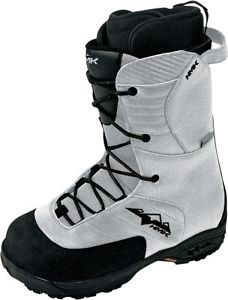 Hmk team lace insulated waterproof winter snow snowmobile boots white hm915tw