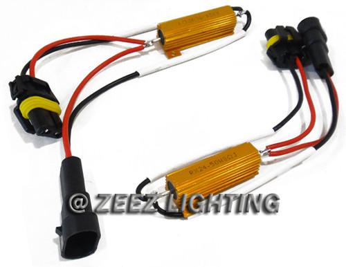 Xenon hid kit anti-flicker error free bulb out canceller load resistor capacitor