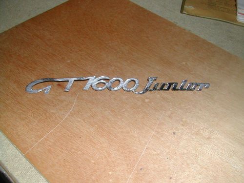 Alfa romeo 105 gt 1600 junior badge oe nos