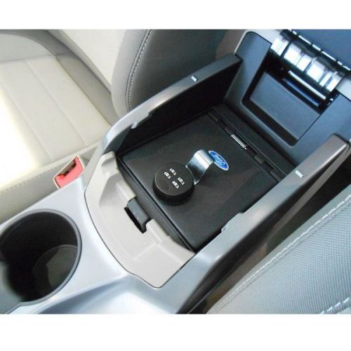 Console vault gun safe for 2013-2016 ford escape w/ 4-digit keyless combo lock