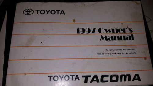 1997 toyota tacoma owner&#039;s manual
