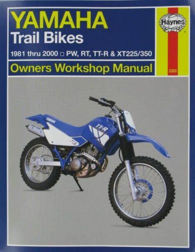 Haynes yamaha trail bikes (all) repair manual pw200 pw350 pw80 dt100 dt125