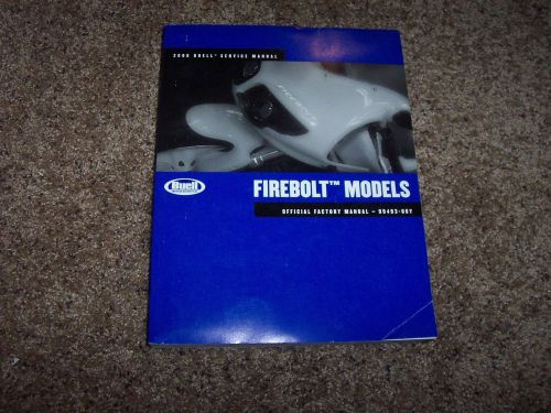 2006 buell firebolt motorcycle factory service shopr repair manual 99493-06y