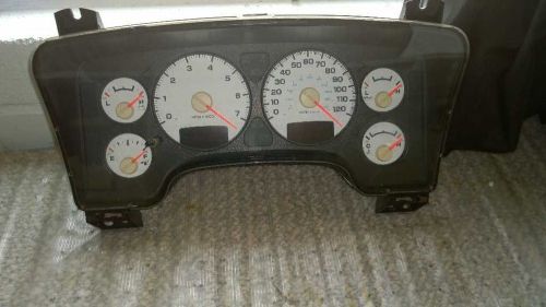 02 dodge ram 1500 4.7 at mph speedometer cluster oem guarantee 73-s-15