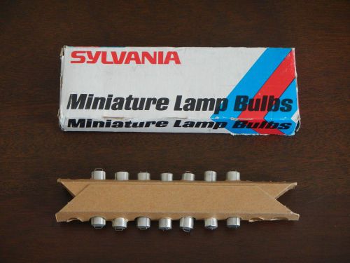 Vintage sylvania miniature lamp bulbs code 349210 212-2 - pack of 7 bulbs