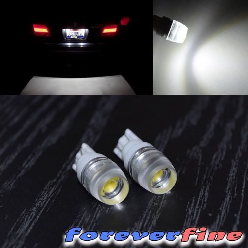 2 x 194/168/t10/159 1.5w white high power smd led license plate wedge light bulb