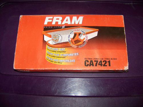 Fram ca7421 air filter extra life with triad fibers unused in original box