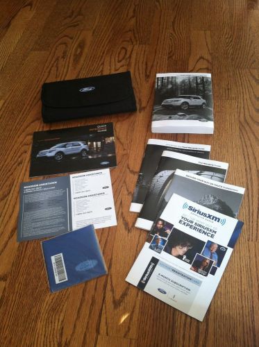 2013 ford explorer owners manual set