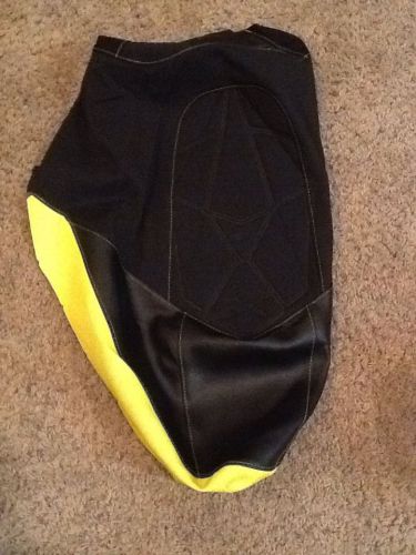 Ski-doo seat cover 600rs 2015 xrs mxz freeride  summit black yellow 12 13 14 16