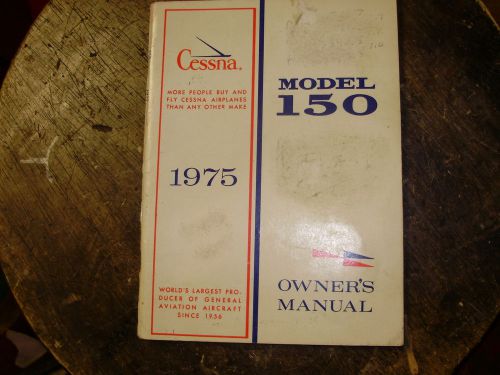 1975 cessna model 150 pilots owners information manual handbook