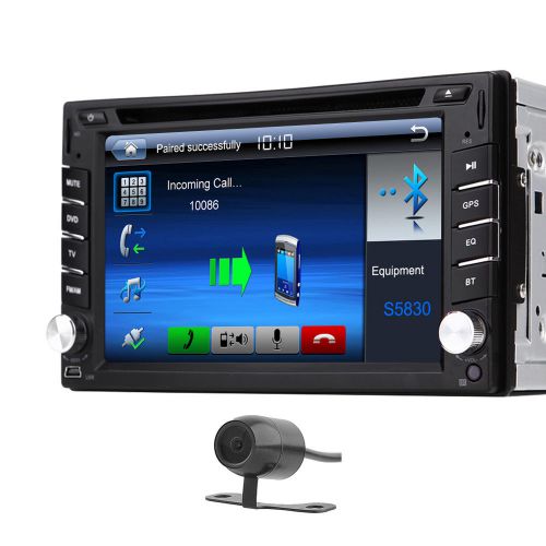 Double 2din in dash audio stereo 6.2&#034; touchscreen hd car radio cd dvd player mp3