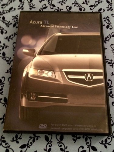 2007 acura tl  ~ advanced technology tour dvd oem disc