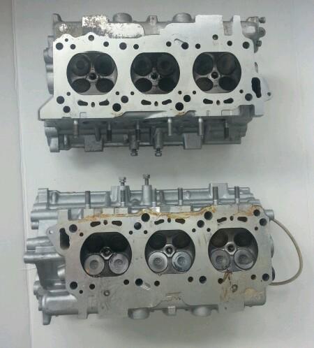 90-96 nissan 300zx x#112 & #66 oem cylinder head assembly - set