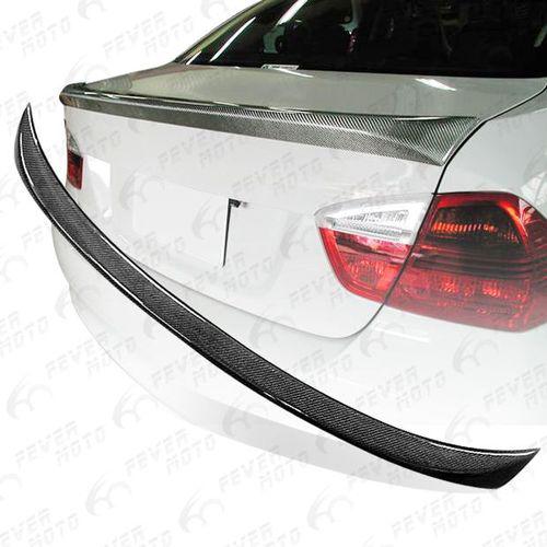 Fm for bmw m3 325 328 330 carbon fiber spoiler rear wing limb vane pinna plate