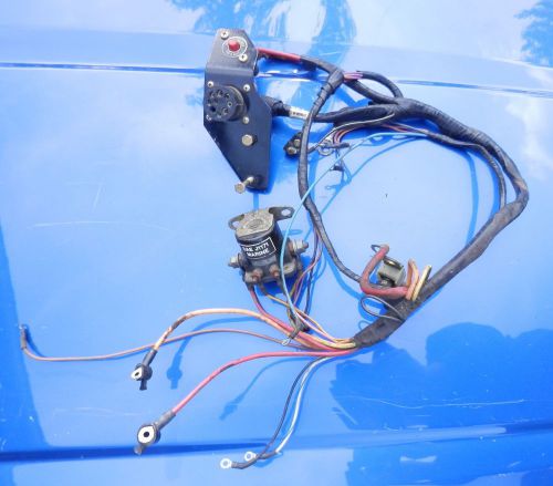 Mercruiser 470 488 3.7l engine wiring harness - complete - with solenoid