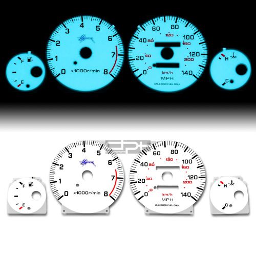 Indiglo glow gauge+harness white face for 95-99 nissan maxima v6 3.0 vq30de a32