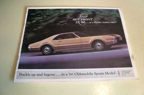 1966 oldsmobile sales brochure vintage