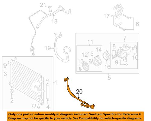 Chevrolet gm oem 07-08 aveo-ac hoses 96435887