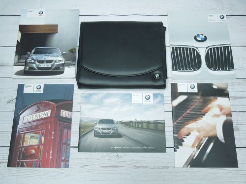 2011 bmw 3 series sedan / wagon 323i 328i 335i m3 335d owners manual set