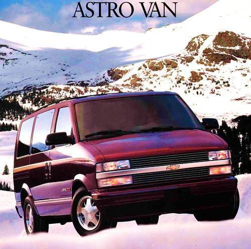 1996 chevy astro minivan brochure-astro-ls-lt-awd