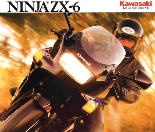 1990 kawasaki ninja zx-6 brochure -ninja zx6--zx600d1--kawasaki