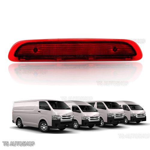 Red rear third brake light lamp toyota hiace commuter van lwb khd222 2005 - 2015