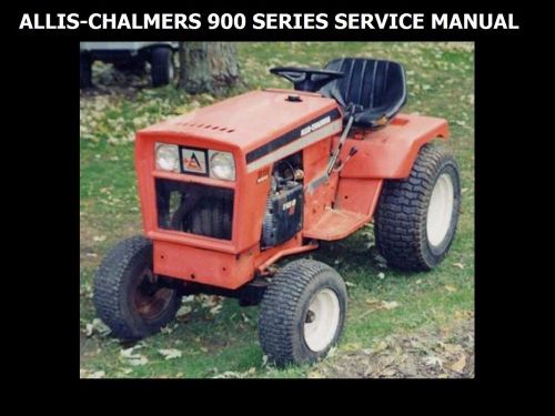 Allis chalmers 900 tractor workshop service manual -250pg for overhaul &amp; repair