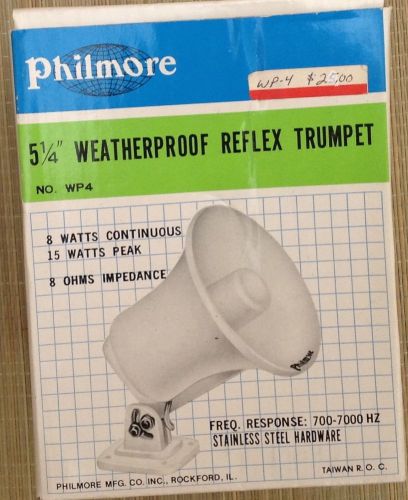 Philmore 5 1/4 in weatherproof reflex trumpet