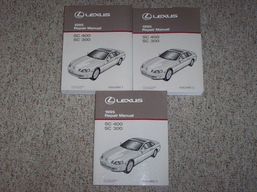 1995 lexus sc300 sc400 sc 300 400 shop service repair manual 3.0l 4.0l v8 coupe