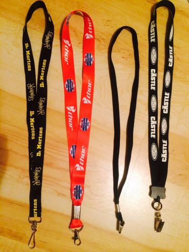 Dr. martens thor lucas oil motocross hjc  lanyard key chain atv bmx skate hawk