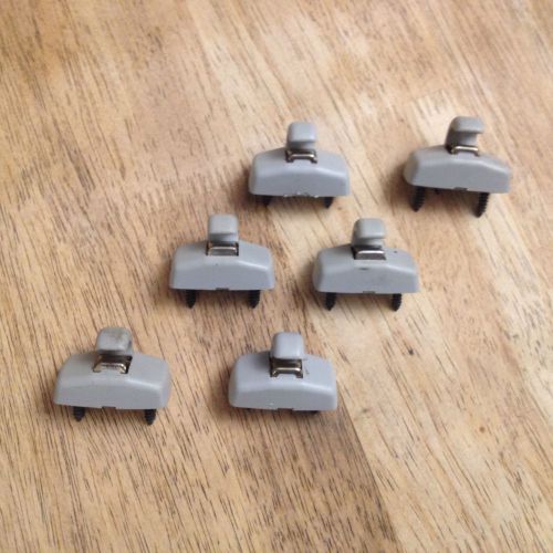 1998-2005 audi a4 vw jetta passat golf beetle visor clip #3b0 857 561a (grey)