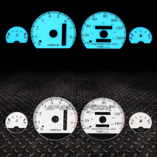 White face dash indiglo glow gauge el cluster for 94-01 integra gs/rs/ls at auto