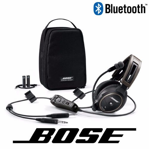 Bose a20 aviation headset - battery power - ga/dual plug - w/ bluetooth