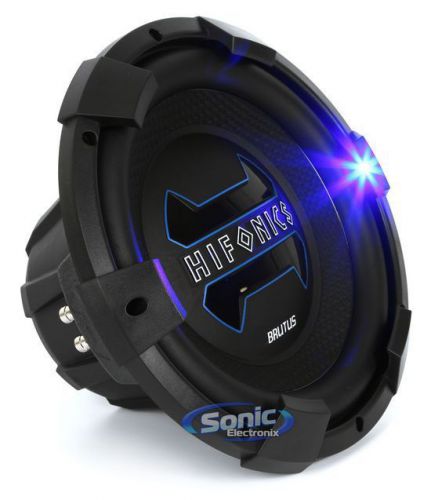 New! hifonics brx12d4 900w 12&#034; dual 4 ohm brutus car subwoofer car audio sub