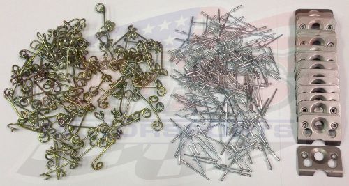 Deluxe dzus re-spring kit (1 3/8&#034; springs, rivets, &amp; plates)