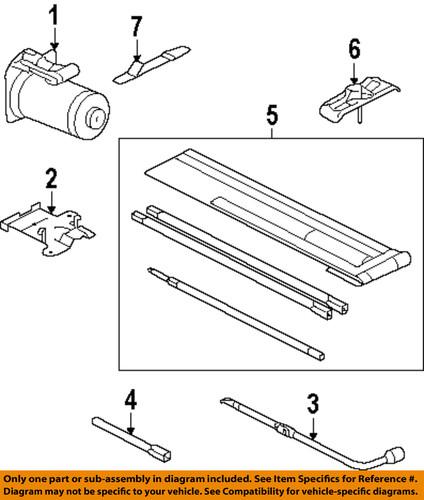 Ford oem 7c3z17091ae jack assembly support bracket