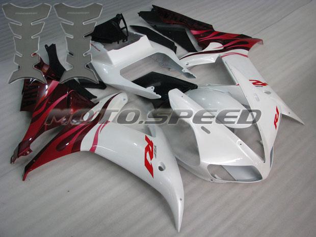 Free tank pad ! fairing for yamaha 2002 2003 02 03 yzf r1 plastic injection k23