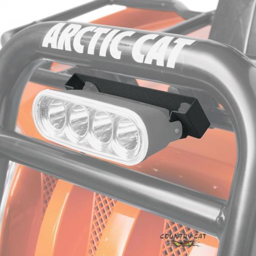 Arctic cat 2005-2016 400-1000 atv brushguard bumper 4-led light mount - 1436-413