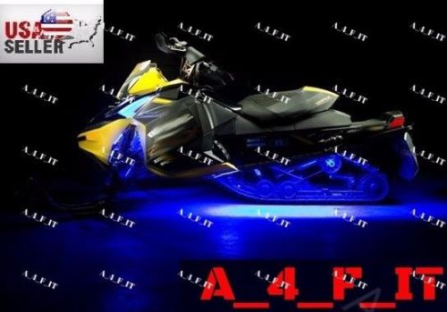 Snowmobile led glow lighting kit all-color body glow light neon strips 4pcs