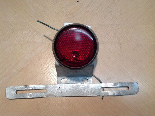 Rare do-ray tail stop license plate tag light mount travel trailer tiger ey lens