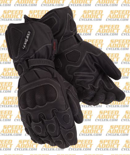 Cortech scarab winter flat black gloves size small