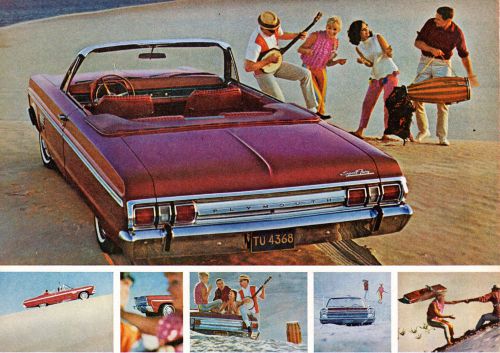 Vintage original 1965 plymouth fury convertible magazine advertisement 10&#034; x 13&#034;