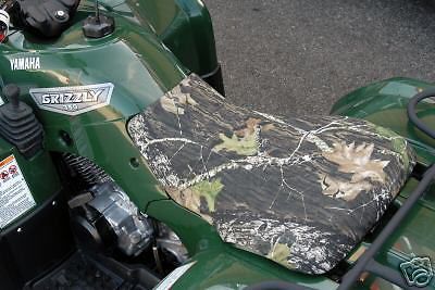 Yamaha big bear 350 (87-99) camo or black 4 wheeler seat cover - american made