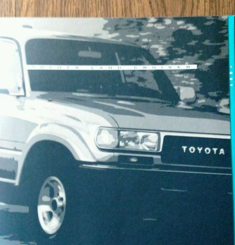 1994 toyota land cruiser dealership brochure